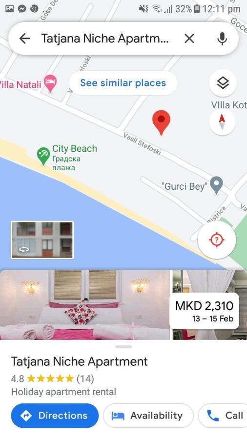 Tatjana Niche Apartman Ohrid Ngoại thất bức ảnh